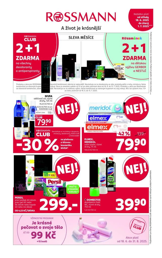 Rossmann drogerie leták 14. - 27.4.